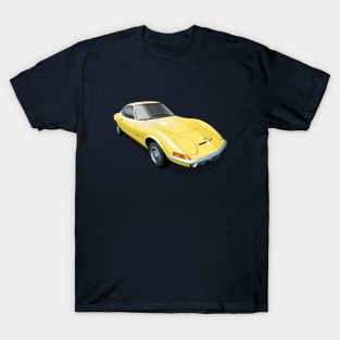 1972 Opel GT in yellow T-Shirt